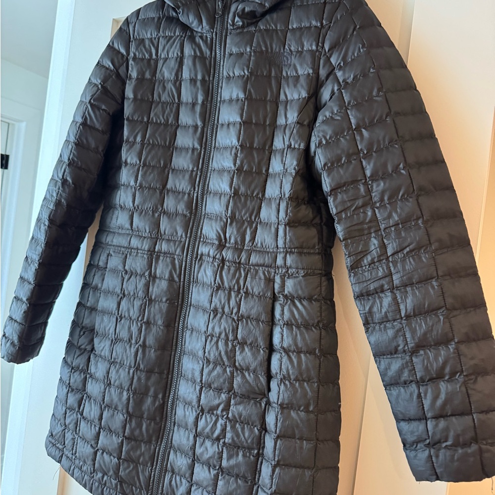 The North Face Charcoal Quilted Jacket